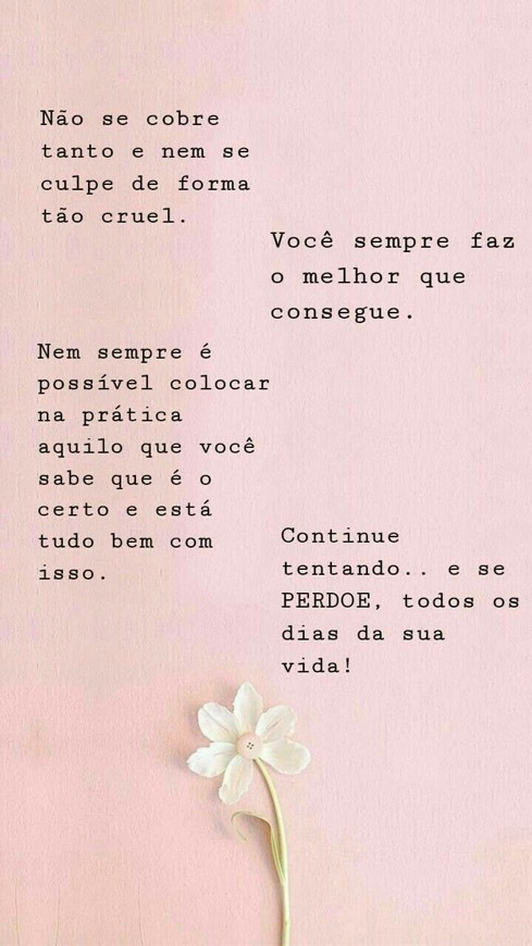 Se perdoe! 😉