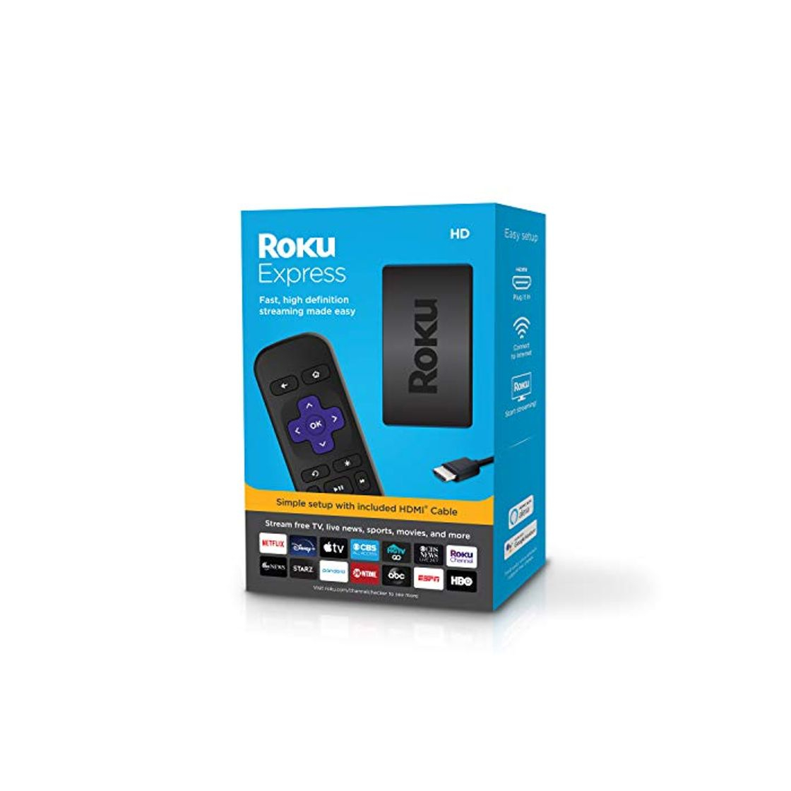 Productos Roku Express HD reproductor multimedia de streaming 2019