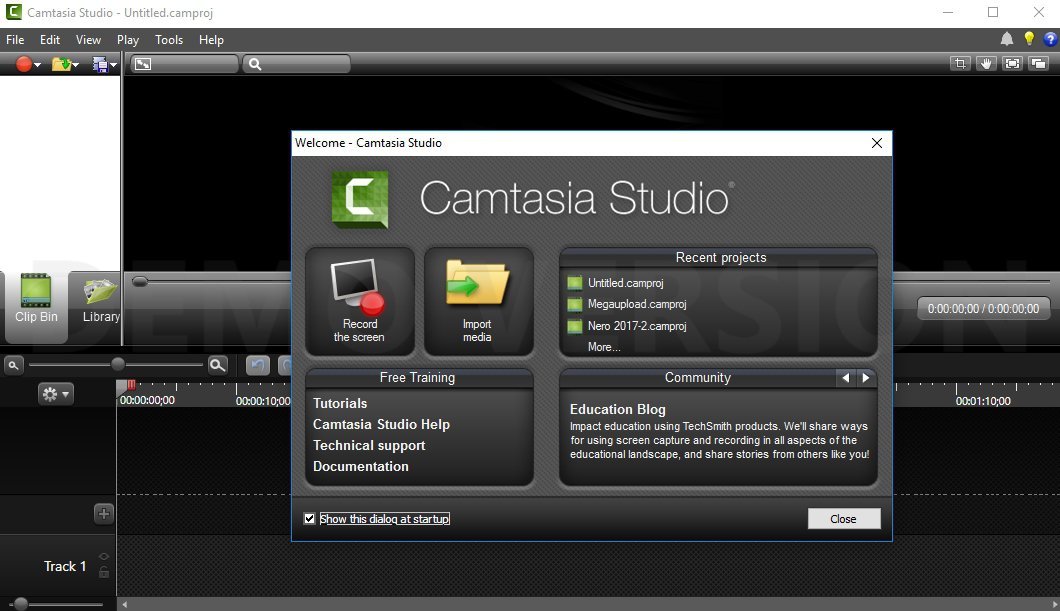 Product Camtasia Studio