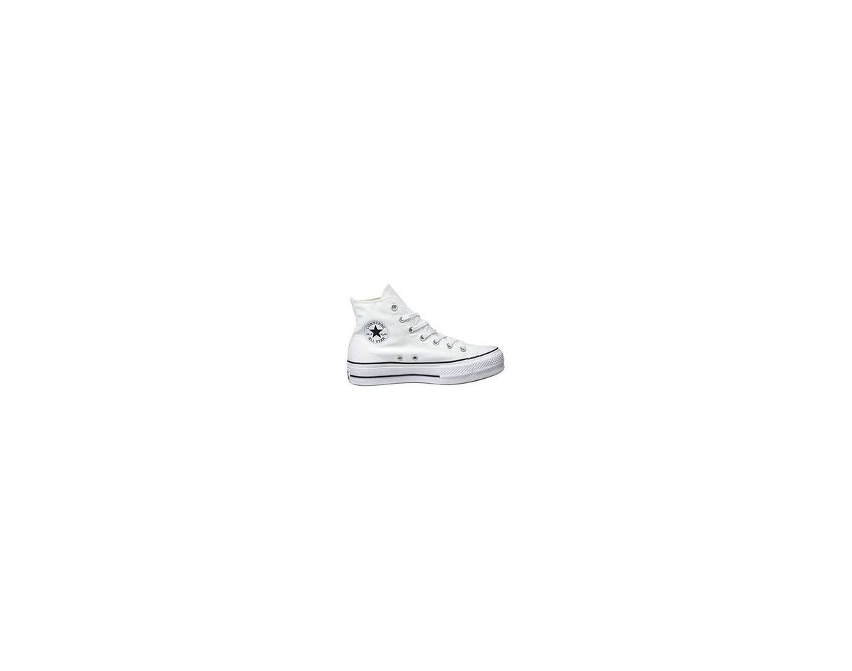Social Converse Chuck Taylor CTAS Lift Hi, Zapatillas para Mujer, Blanco