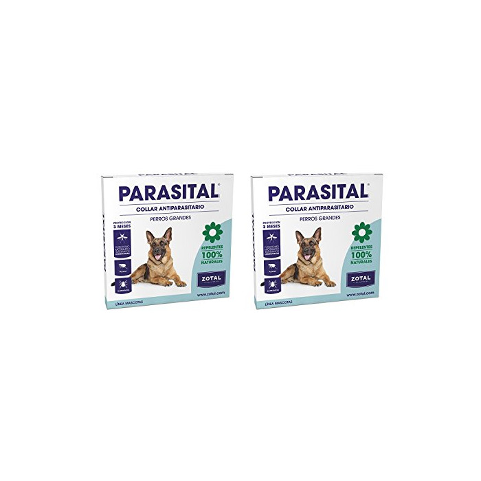 Producto Parasital Collar Antiparasitario de 75 cm para Perros Grandes de Zotal