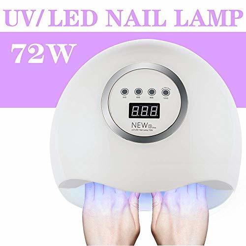 Producto Secador de Uñas 72W lampara led uñas Lámpara LED UV Profesional Manicura/Pedicura