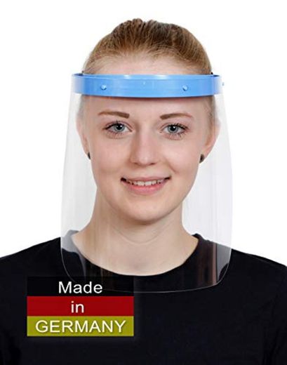 Face Shield – Visera máscara facial como protección antivirus * 100% fabricado en Alemania *