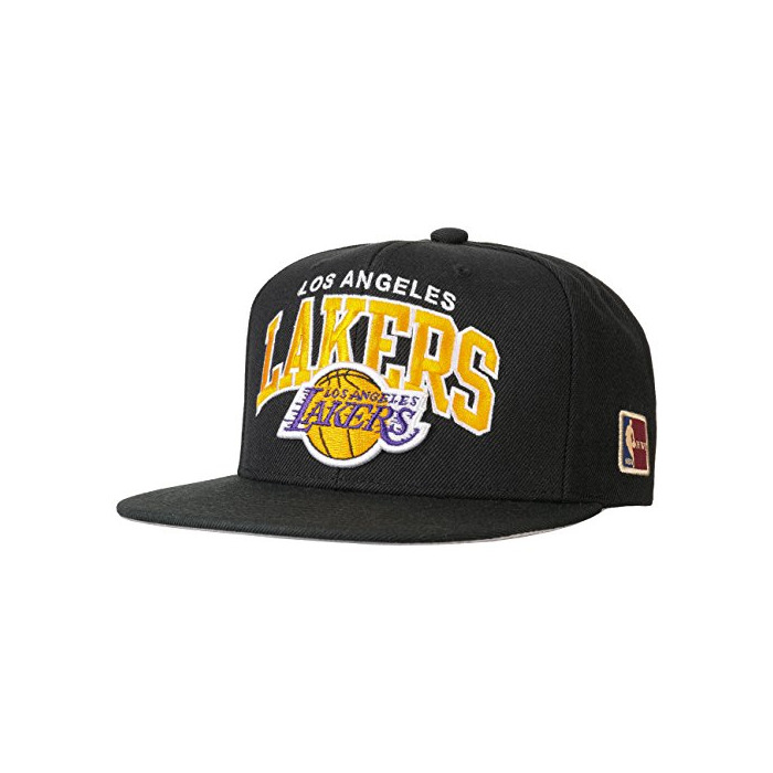 Producto Mitchell & Ness Angeles Lakers HUD127 Black Team Arch Snapback Cap HWC