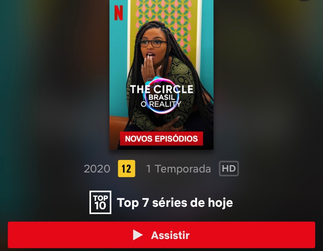 Serie The circle Brasil muito boa essa série 👏🏻👏🏻