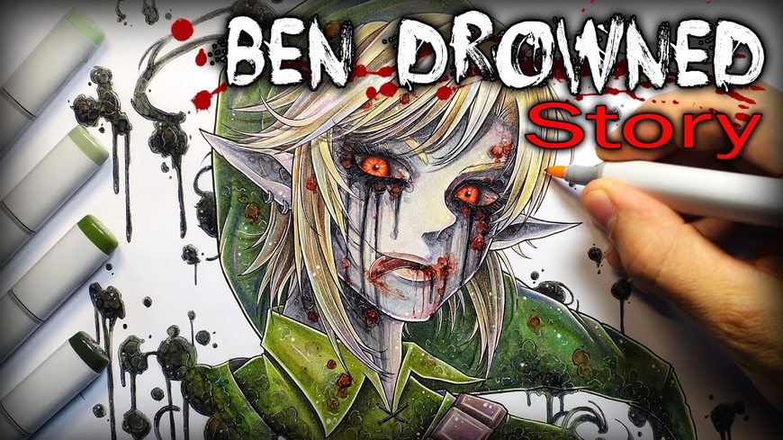 Fashion Ben Drowned (story + drawing) 