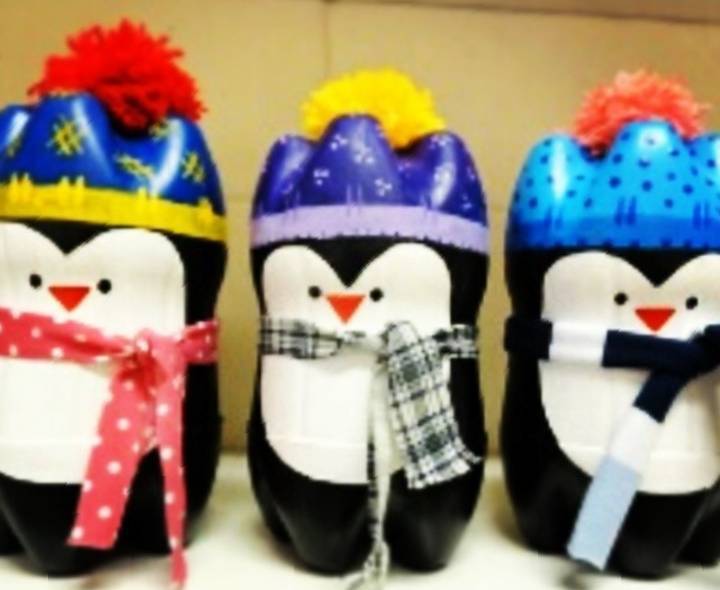 Social Pinguim de garrafa pet 🌠