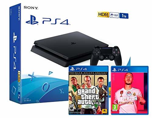 Electrónica PS4 Slim 1Tb Negra Playstation 4 Consola