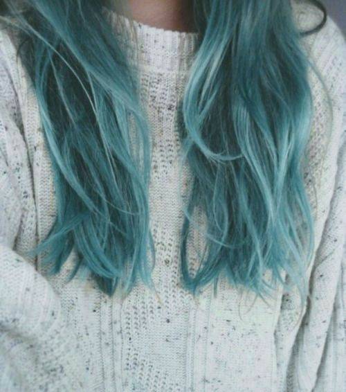 Fashion Cabelo azul