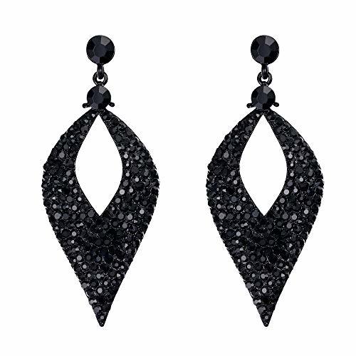 Product Pendientes de Mujer - Clearine Aretes en Forma de Diamante Hoja