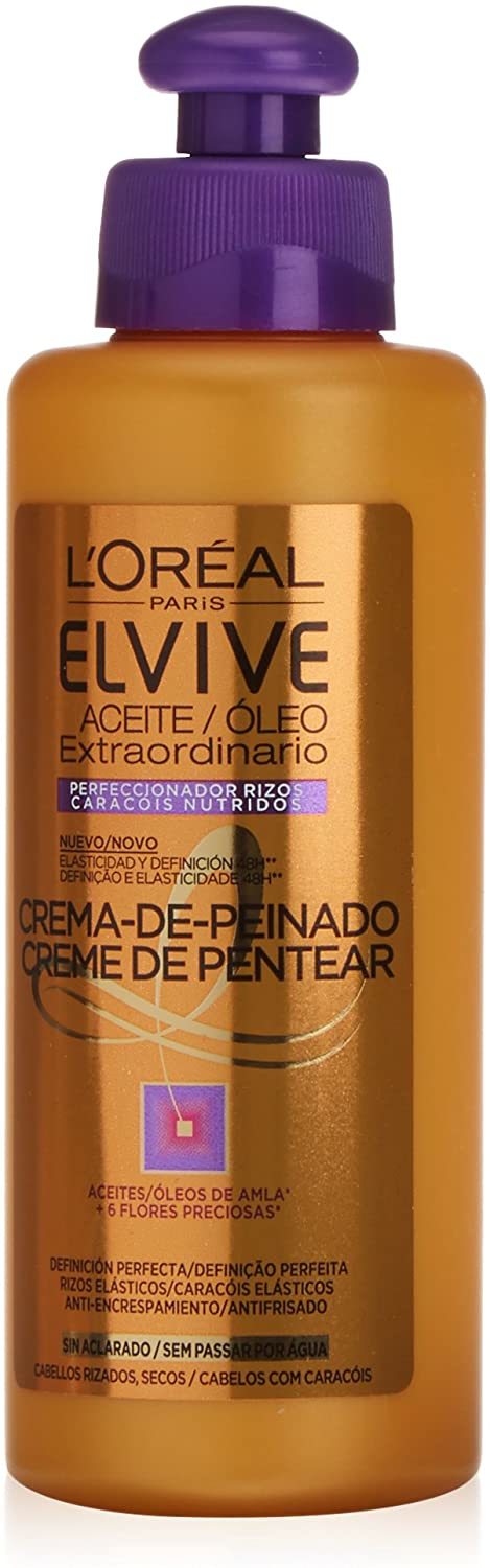 Social L'Oréal Paris Elvive Crema de Peinado Aceite Extraordinario - 200 ml