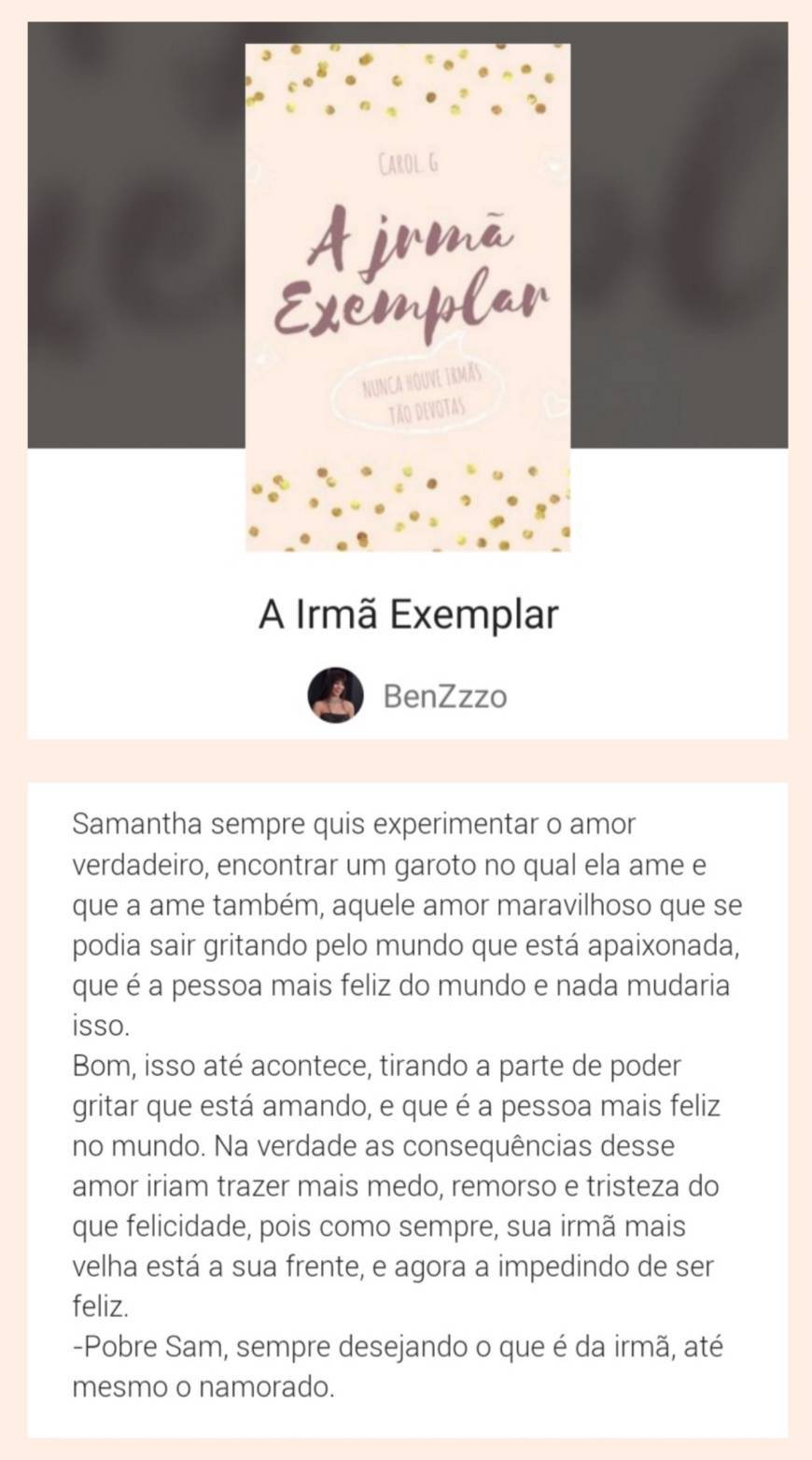 Social A irmã exemplar 
