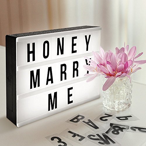 Home Lightbox DIY LED con 90 Tarjetas