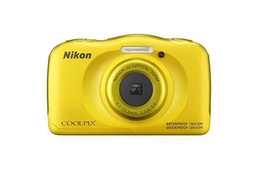 Nikon COOLPIX W100 Cámara compacta 13.2MP 1/3.1" CMOS 4160 x 3120Pixeles Amarillo