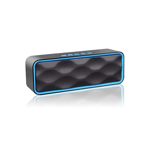Aigoss Altavoz Bluetooth Portátil Inalámbrico Estereo Exteriores con Audio HD Altavoz de