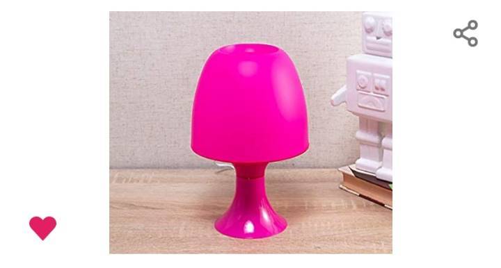 Abajur Biv LED Mush Etna Rosa 16cm

