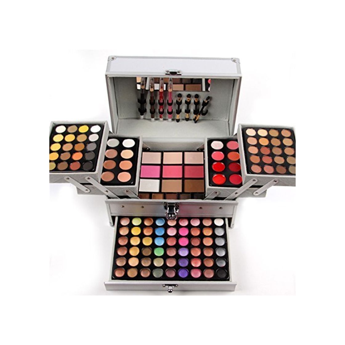 Beauty JasCherry Paleta de Sombras de Ojos 132 Colores de Maquillaje Set Kit