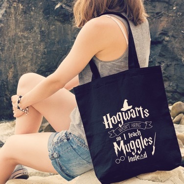 Social Bolsa tote de algodón natural