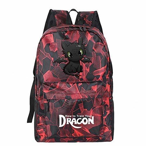 Lugares Twhoixi Cómo Entrenar a tu dragón Mochila Estudiantes Niños Niñas School BookBags