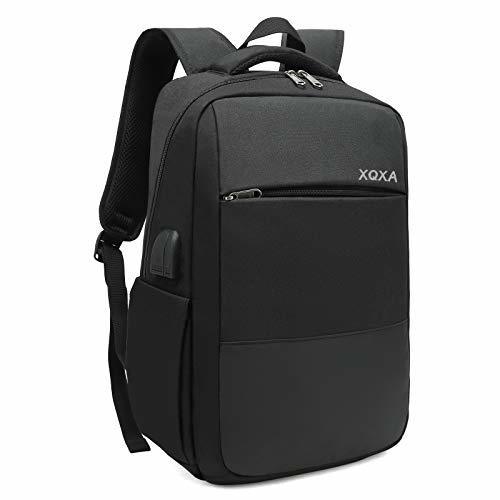 Social XQXA Mochila Unisex Impermeable para Ordenador Portátil de hasta 15.6 Pulgadas