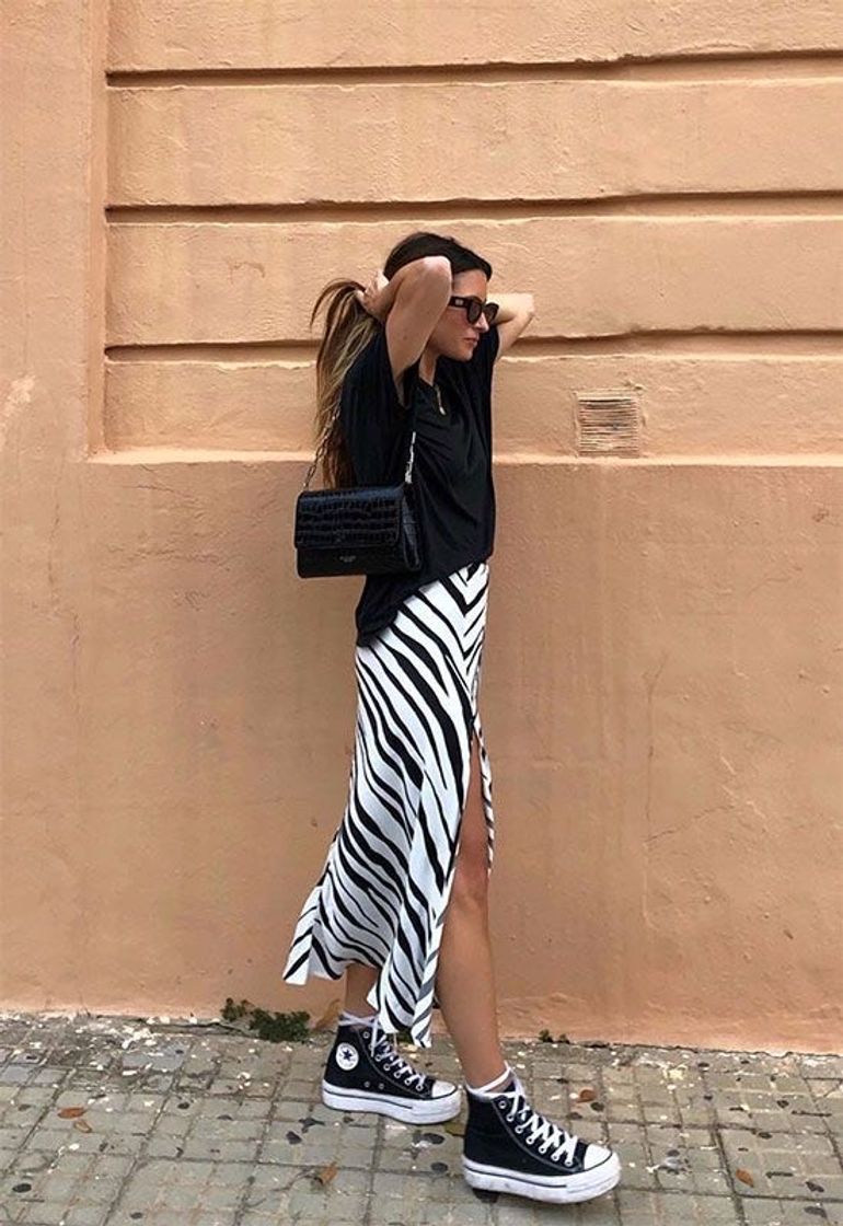 Moda Saia zebra 🦓✨