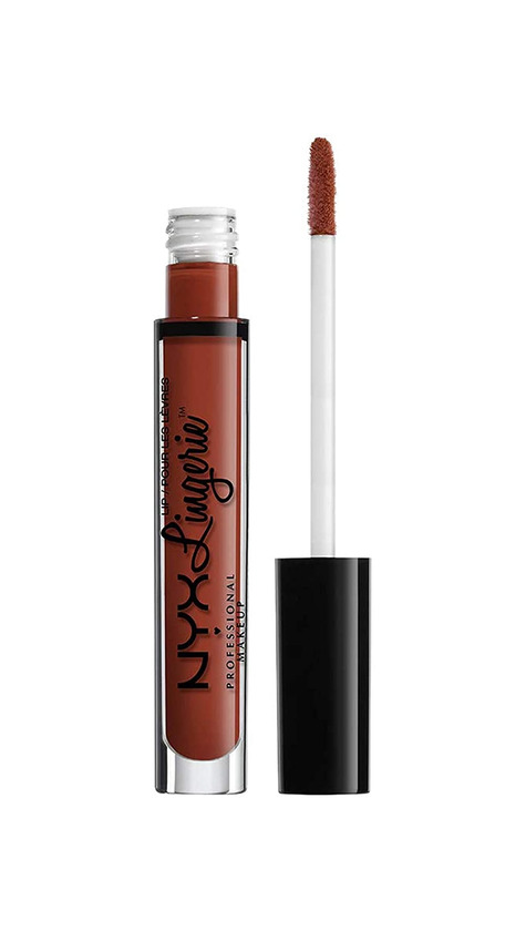 Social NYX Professional Makeup Pintalabios Lip Lingerie Liquid Lipstick, Acabado cremoso y mate,