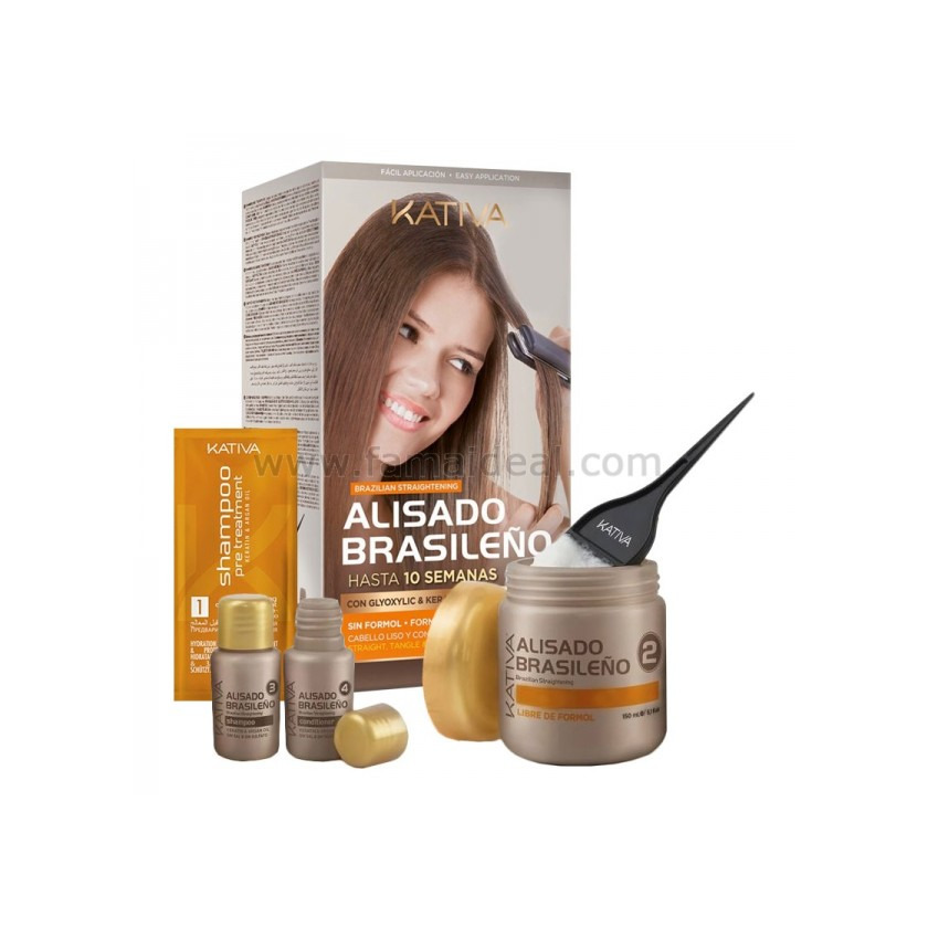 Social Kativa Keratina y Argán  - Kit de Alisado Brasileño 