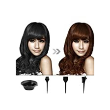 Social Heaviesk 1 Unidades Plástico Negro Tinte para el Cabello Colorante Cepillo Peine