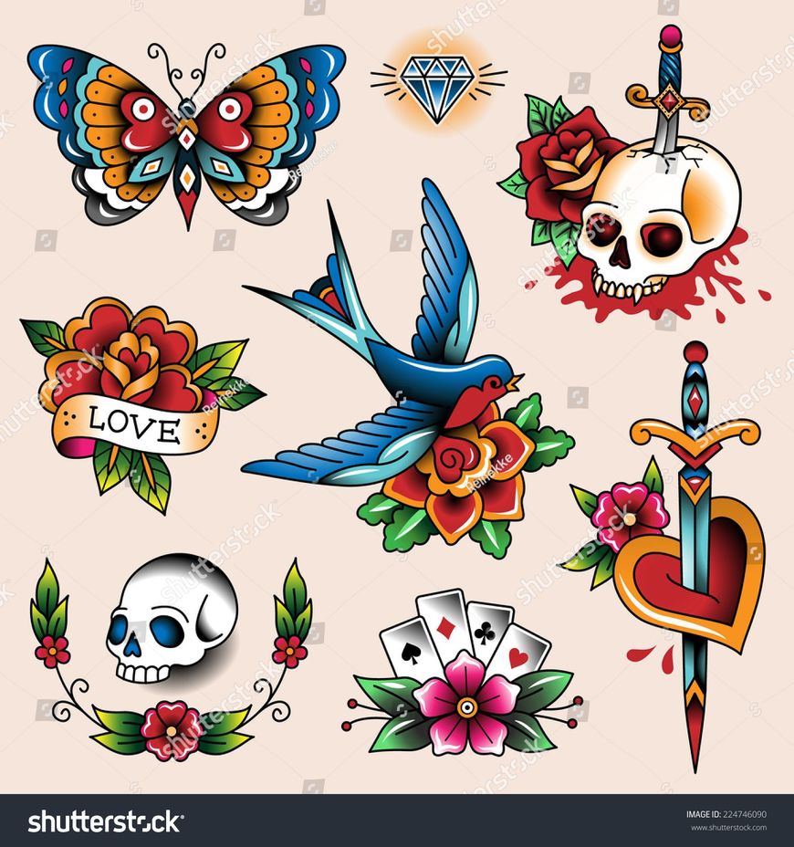 Book Vintage Tattoos
