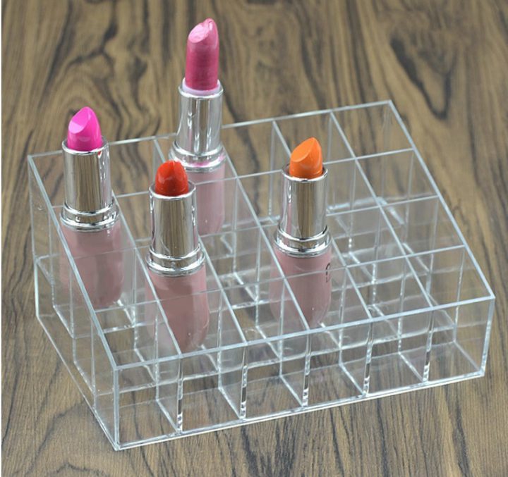 Social Organizador de maquillaje transparente