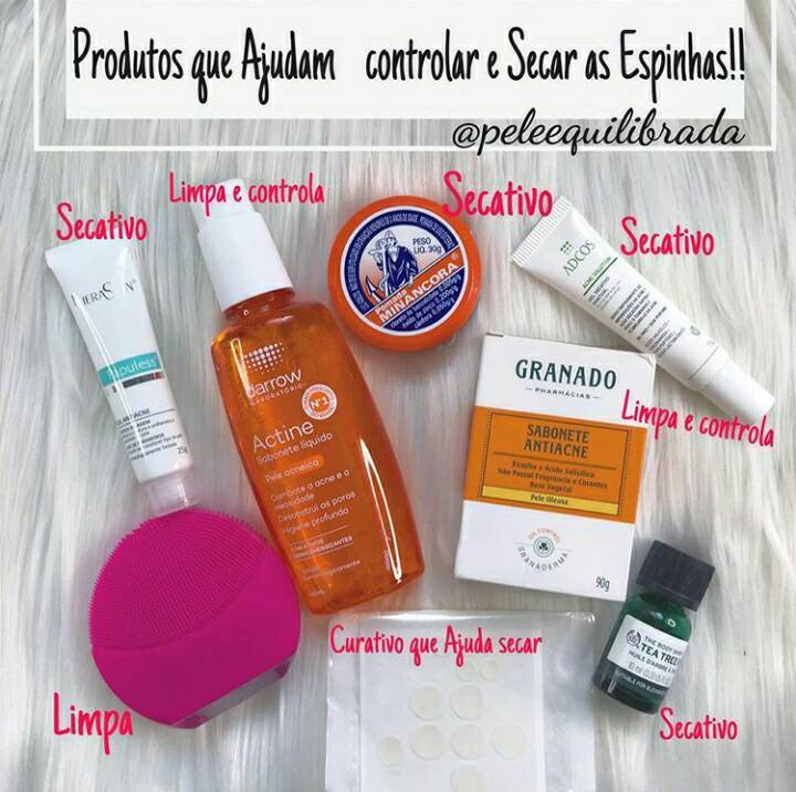 Producto Ótimos contra acne e cravos