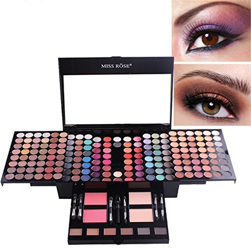 BrilliantDay 180 color paleta de sombra de ojos Blush Corrector Kit Belleza