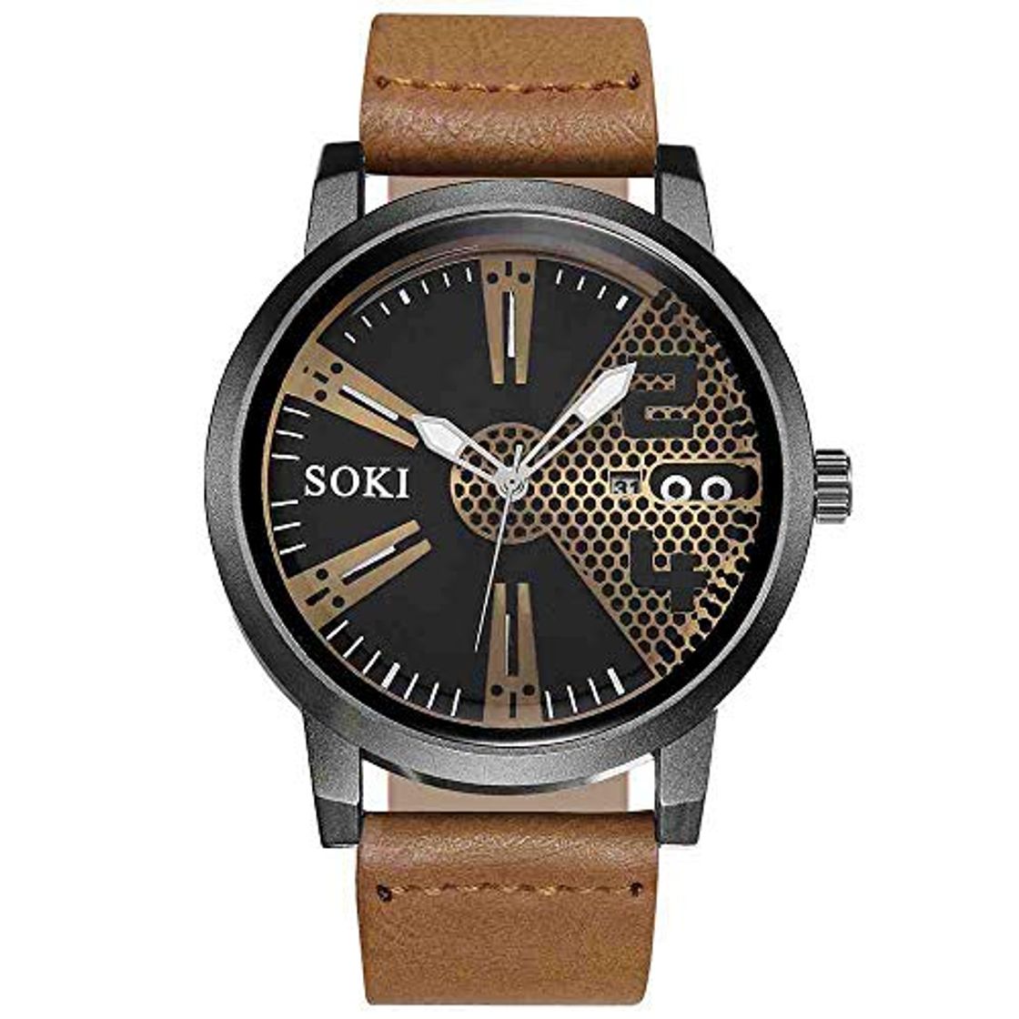 Moda DSNGZ Reloj de Pulsera Relojes para Hombre Reloj de Cuarzo Deportivo Reloj