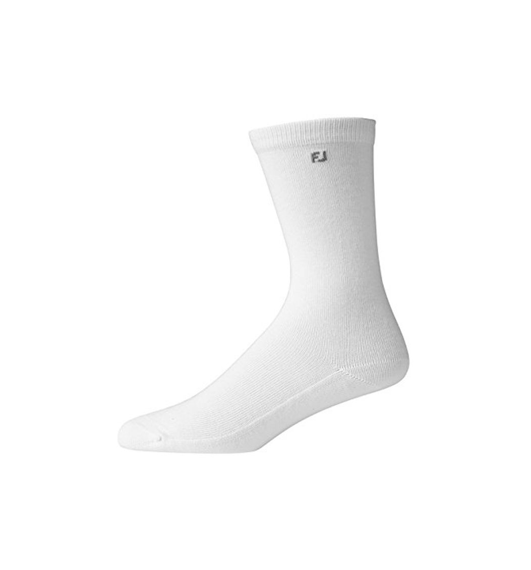 Fashion Footjoy Lightweight Crew Calcetines, Blanco,