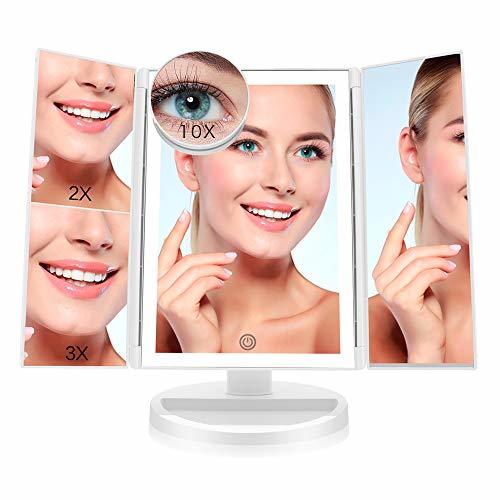 Social FASCINATE Espejo Maquillaje con Luz