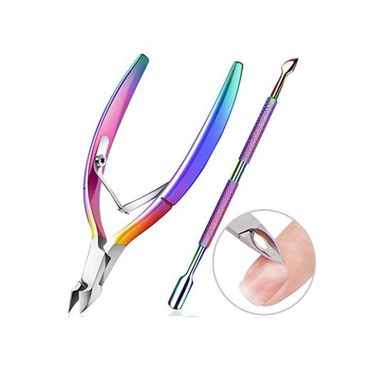Cuticle trimmer and cuticle pusher Ronavo