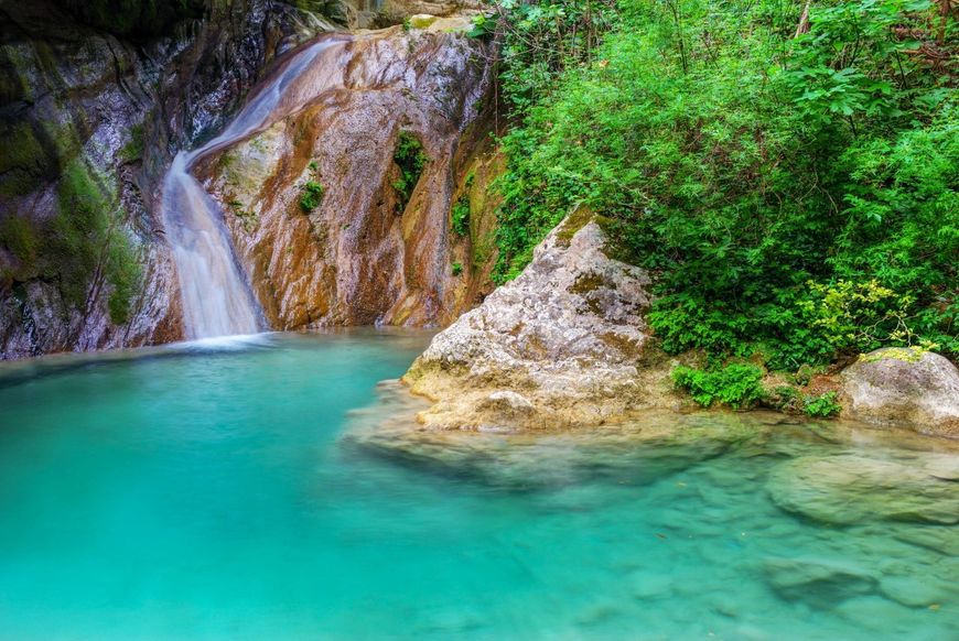 Lugar Nidri Waterfalls