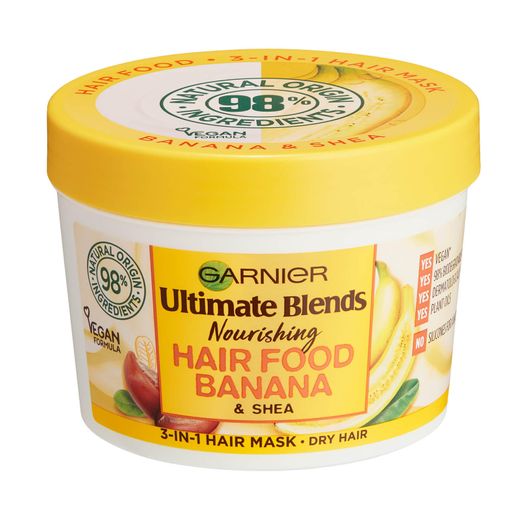 Garnier Ultimate Blends Hair Food Banana 3-In-1 Dry Hair Mask ...