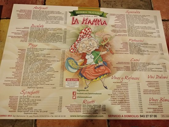 Restaurantes La Mamma Mia