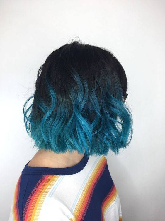 Cabelo azul 💙