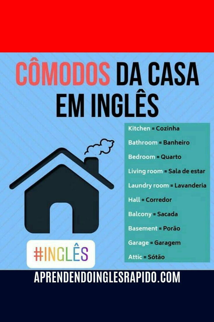 Fashion Cômodos da casa em inglês.