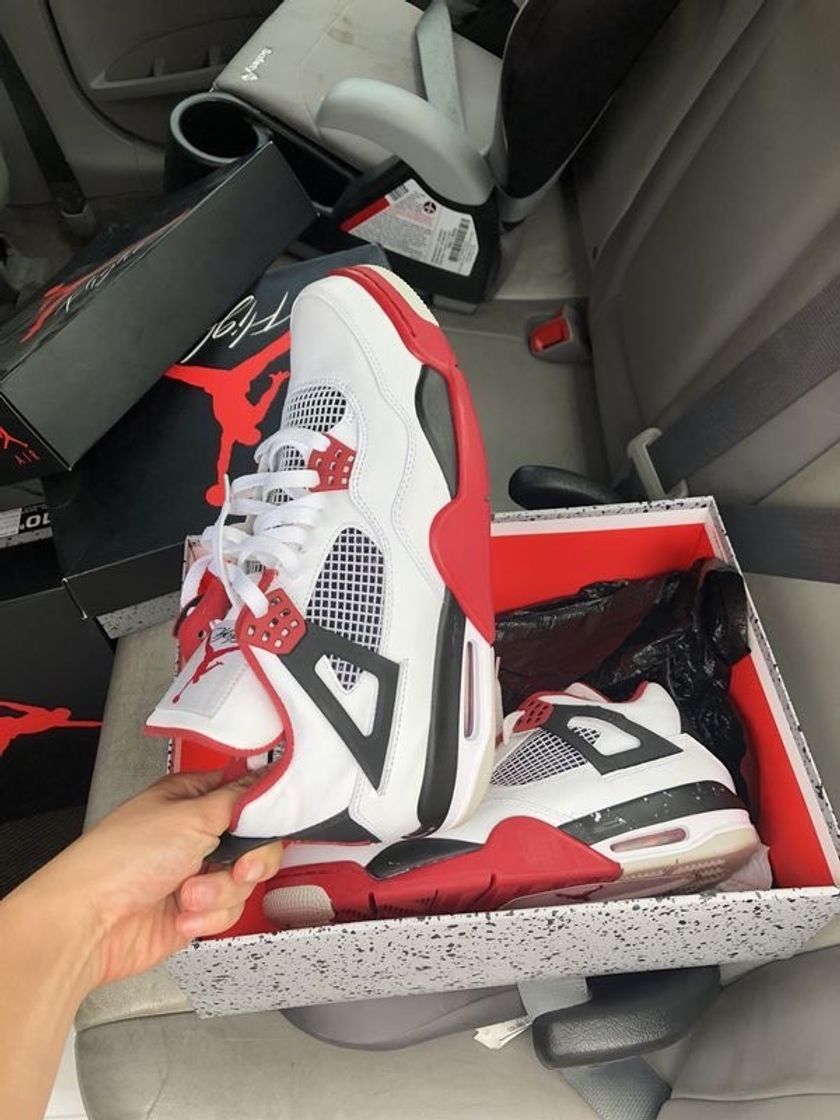 Fashion Nike Air Jordan 4 Retro 'Fire Red'