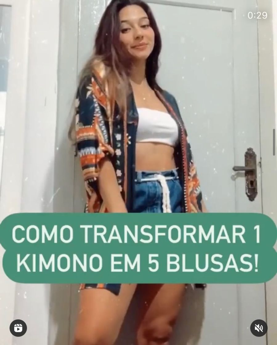 Moda Transformando 1 kimono