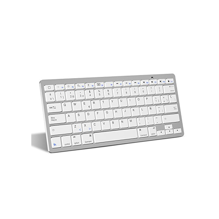 Social OMOTON Teclado Bluetooth Español Ultra-Delgado Mini para iPad/ iPad Pro