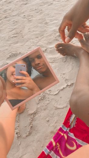 Inspiração foto praiana casal 🌴🌊