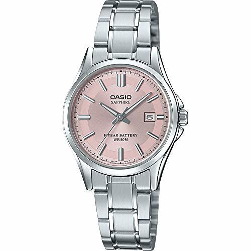 Social Casio Reloj Analógico para Mujer de Cuarzo con Correa en Acero Inoxidable