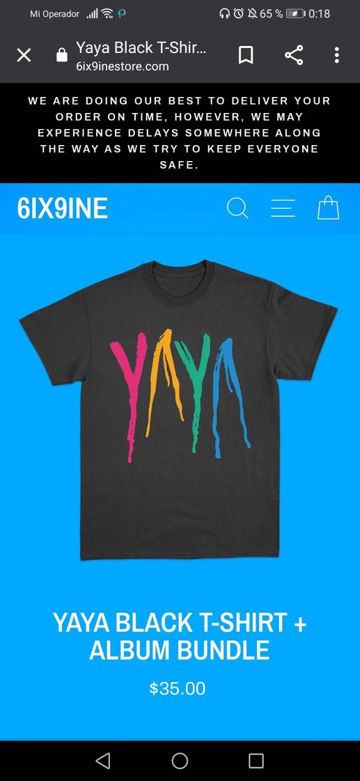 Social Camiseta YAYA 6ix9ine 
