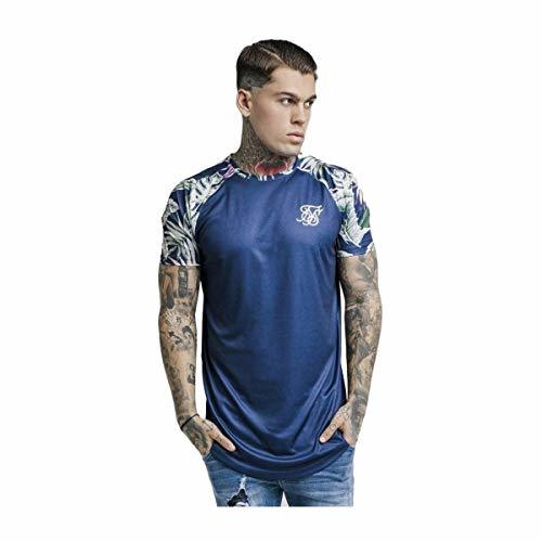 Product Camiseta Siksilk Raglan Curved Navy S