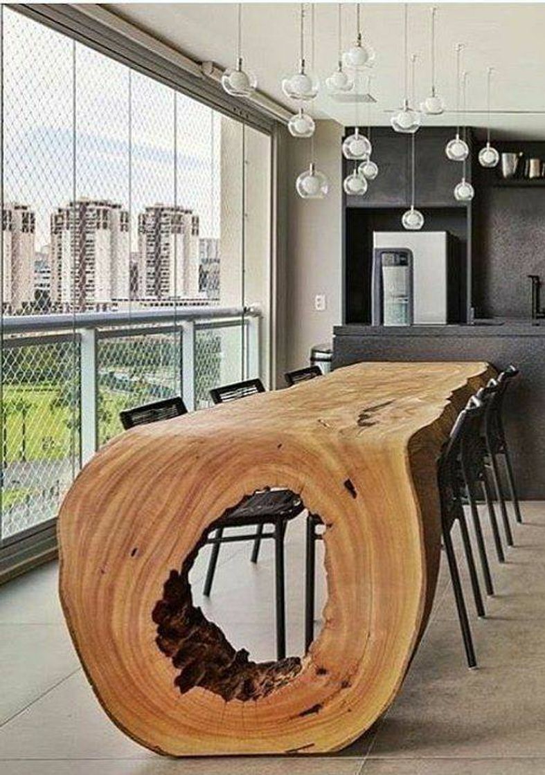 Social Mesa de tora de árvore excelente trabalho 🤓👍