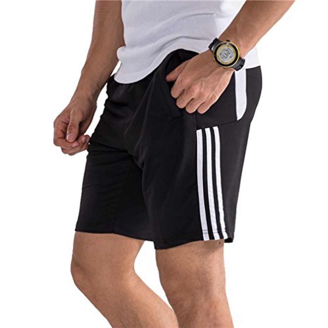 Social Hombre Pantalón Corto Pantalones Deportivos Fitness Bolsillos Pantalón Corto Deporte Respirable Holgado Shorts Running Shorts Verano Senderismo Escalada Pantalones Cortos